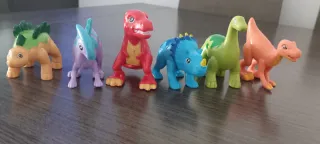 Lote de 6 dinosaurios de juguete