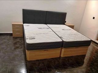 Camas con almacenaje y cabecero