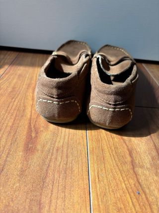 Mocasines de ante color camel