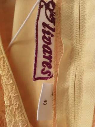 Traje de Flamenca Amarillo