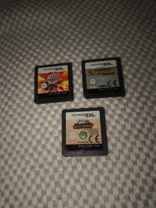 3 Juegos Nintendo DS: Bakugan, Paintball, Sims