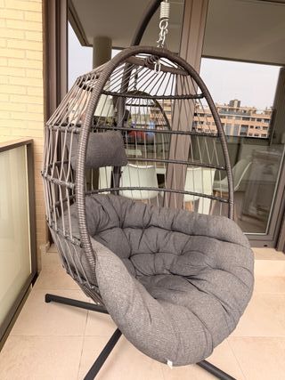 Silla Colgante Nido Exterior - Como Nueva