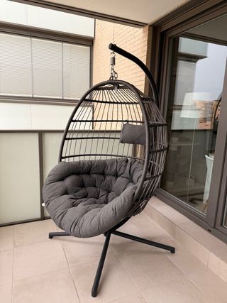 Silla Colgante Nido Exterior - Como Nueva