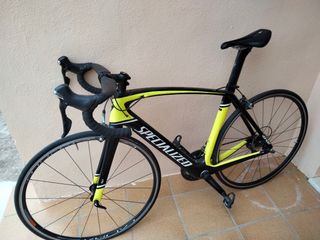 Bicicleta Specialized Carbono Negra/Amarilla 900€