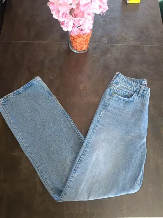 Jeans Zara vita alta wide leg