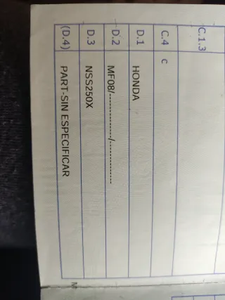 Asiento de moto para tapizar