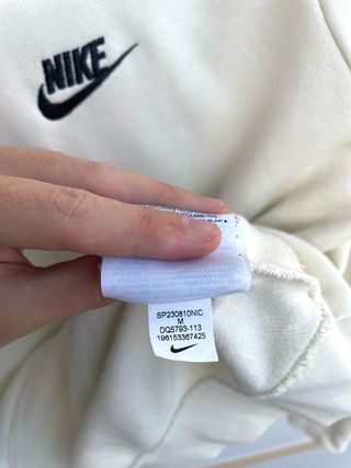 Sudadera Nike Beige Talla M