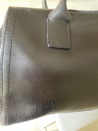 Borsa Les Copains Vintage nera in pelle