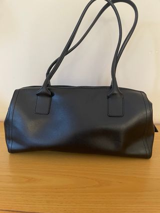 Borsa Les Copains Vintage nera in pelle