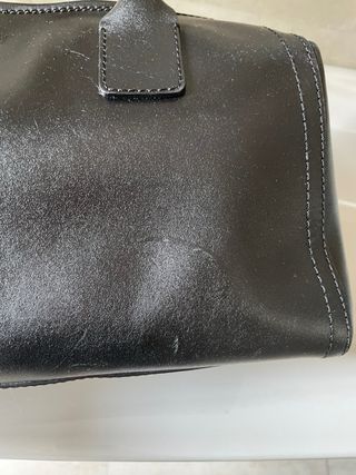 Borsa Les Copains Vintage nera in pelle