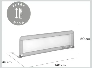 Jané barrera de cama abatible 140 cm