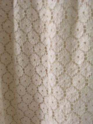 Vestido blanco mini encaje mujer