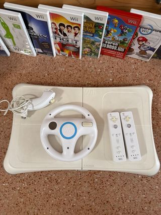 Nintendo Wii Completa con Juegos y Accesorios