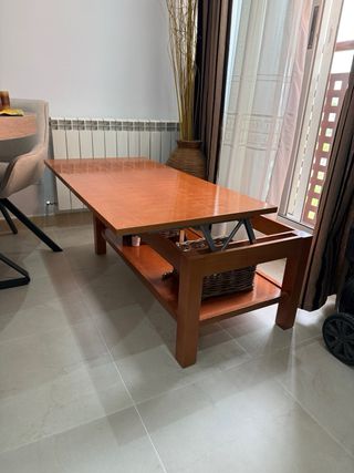 Mesa de centro elevable