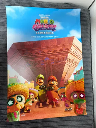 Póster original Super Mario Galaxy La Película