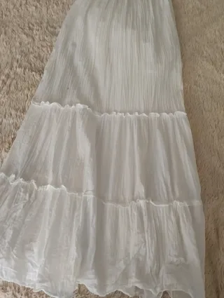 Vestido blanco Natura talla única