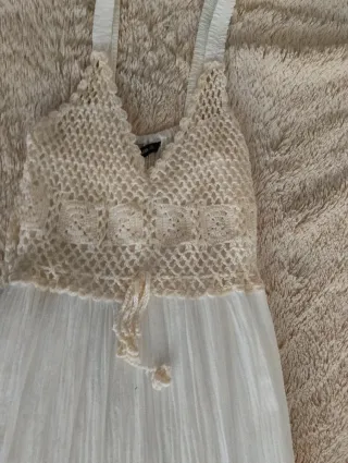 Vestido blanco Natura talla única
