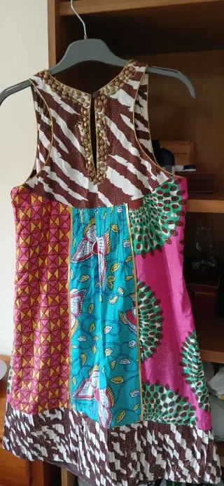 Vestido Verano Estilo Oriental Talla S