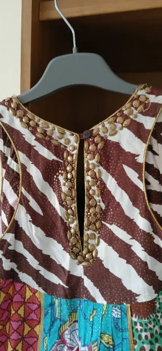 Vestido Verano Estilo Oriental Talla S