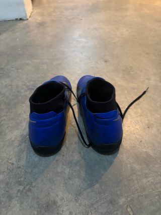 Botines Fútbol Hombre Césped Artificial Nike Azul