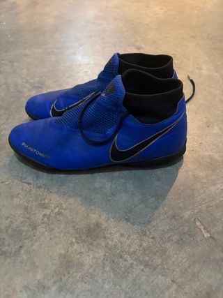 Botines Fútbol Hombre Césped Artificial Nike Azul