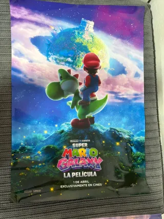 Póster original Super Mario Galaxy La Película