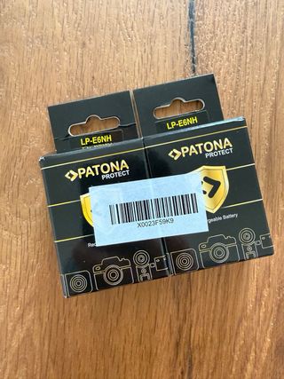 2x Batterie Patona LP-E6NH 2600mAh