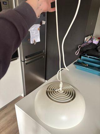 Lámpara colgante Ikea blanca