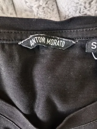 Camiseta Negra Antony Morato con Estampado Tigre