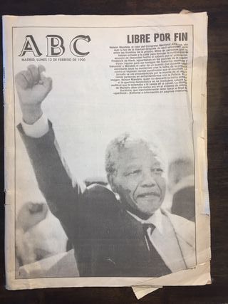Periódico ABC - Mandela Libre 12/02/90