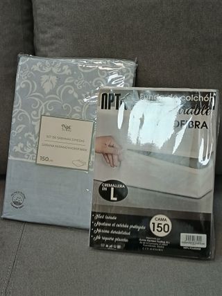 Juego Sábanas 150 + Funda Colchón 150