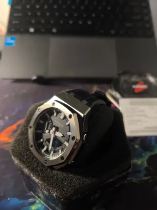 Casio G-Shock GA-2100 mod metallo