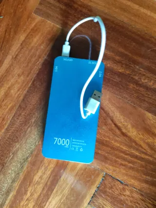 Batería Externa 7000 mAh Azul