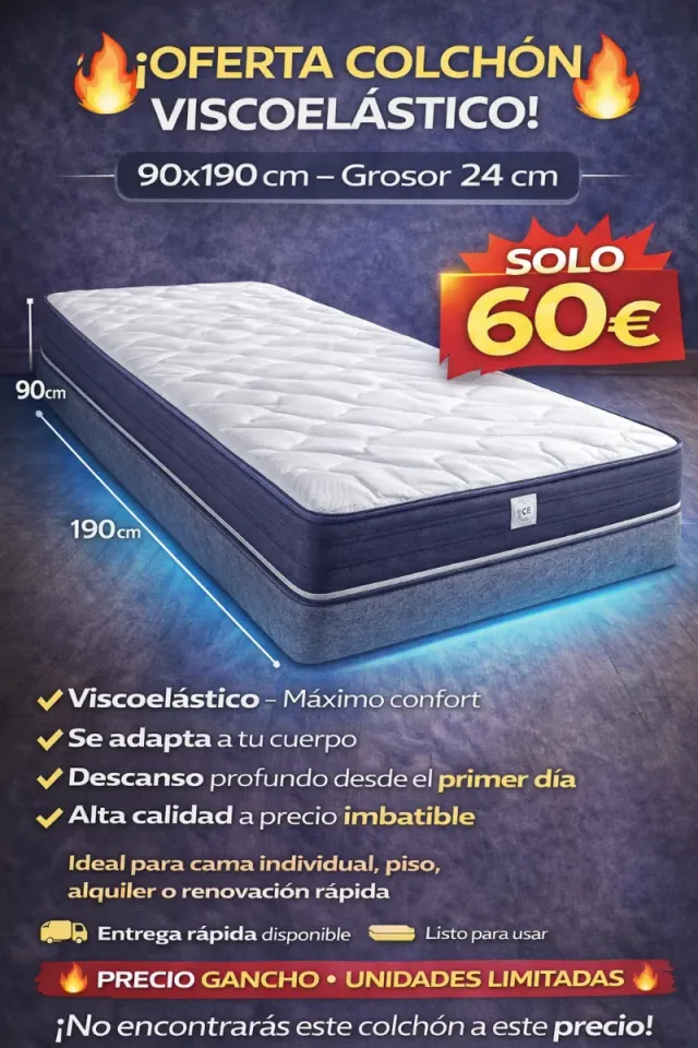 Colchón 90x190