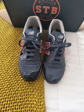 Tenis New Balance Azul y Rojo