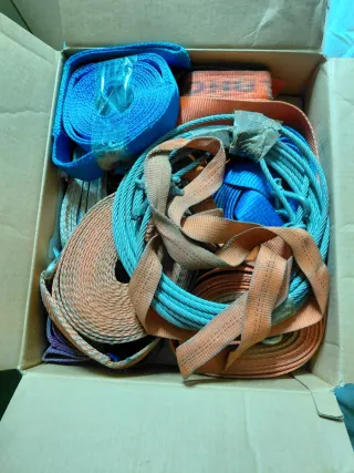 Eslingas de tela y sierga