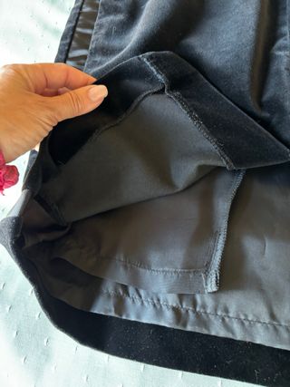 Tubino nero elegante in velluto