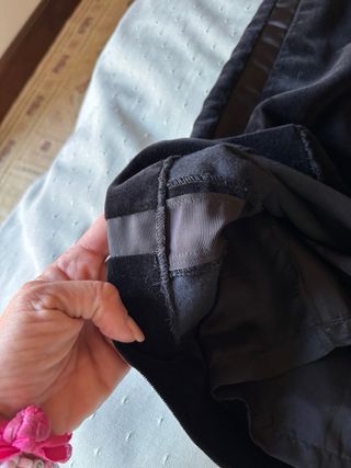 Tubino nero elegante in velluto