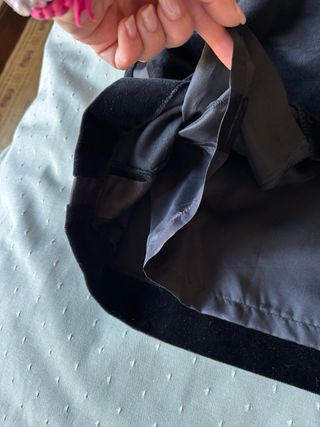Tubino nero elegante in velluto