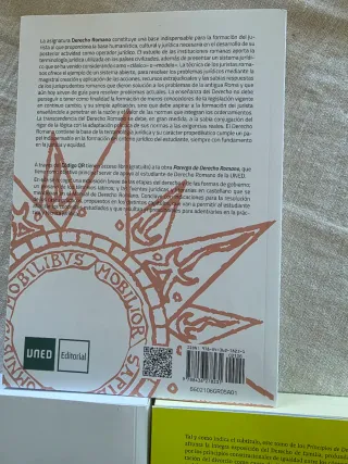 Pack libros derecho uned curso 2025-2026