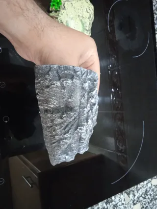 Decoración pecera tortuga cueva y roca