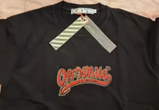 T-Shirt Off-White Logo Stampato M Nera