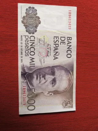 Billete 5000 pesetas 1979 EBC
