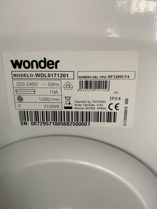 Lavadora Corbero CLA V 71219