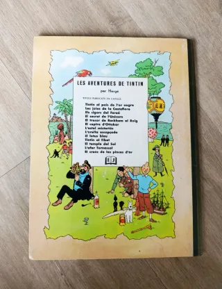 Tintin Les 7 boles de cristall primera edición
