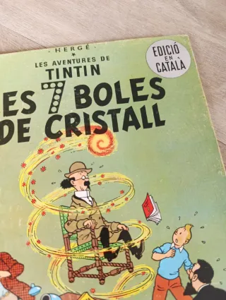 Tintin Les 7 boles de cristall primera edición