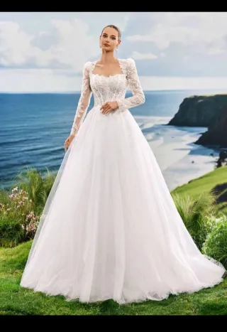 Vestido de Novia Blanco Sin Usar