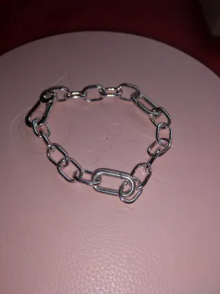 Pulsera Pandora eslabones plata 17cm