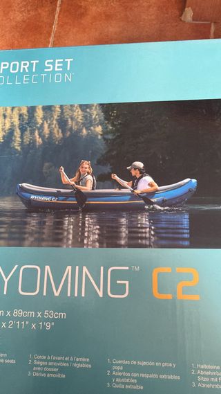 Canoa hinchable Intex Wyoming C2 Nuevo a estrenar