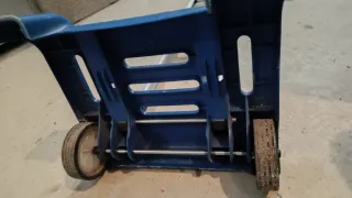 Carrito para mochila azul